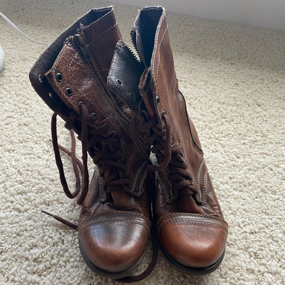 Steve Madden combat boots size 8 - Picture 1 of 4